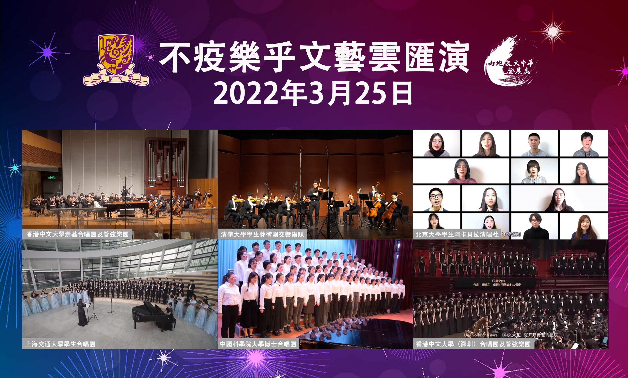 CUHK Organizes Pleasure in the Pandemic Joint Performance
